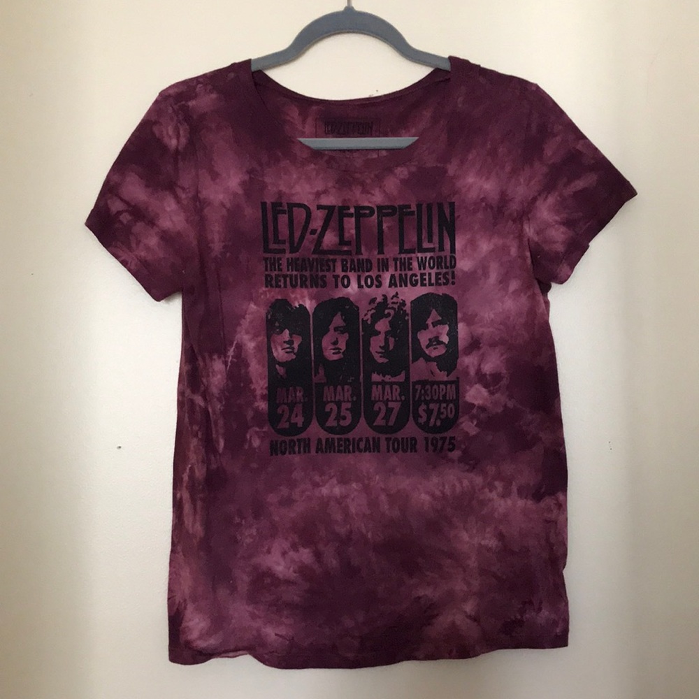 led zeppelin band tee